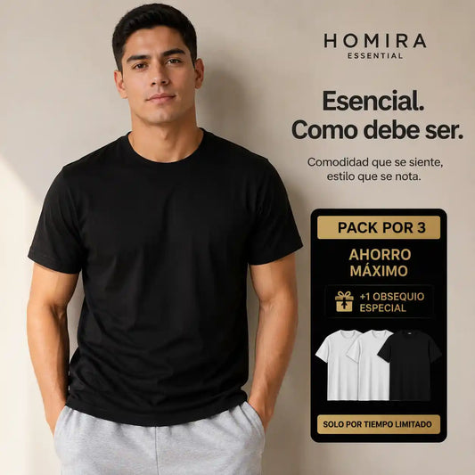 Homira Essential Tee™ – 3-Pack