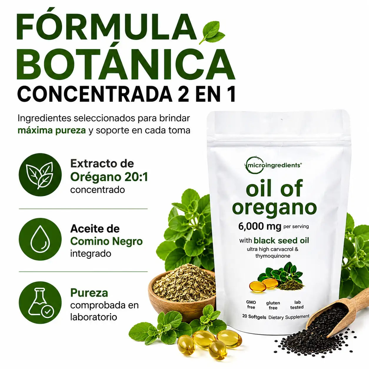 OIL OF OREGAN - Bienestar digestivo