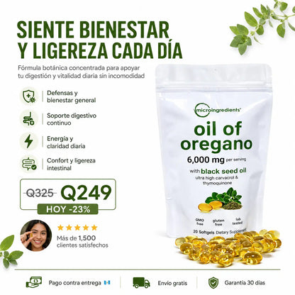 OIL OF OREGAN - Bienestar digestivo