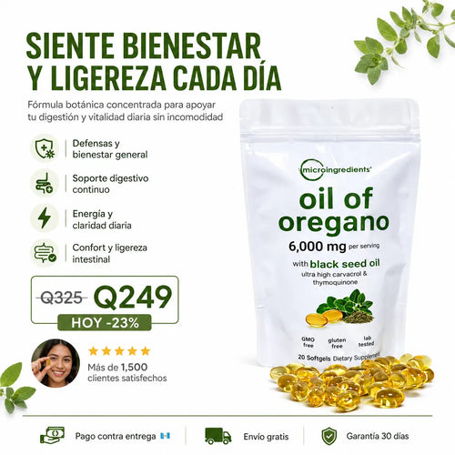 OIL OF OREGAN - Bienestar digestivo